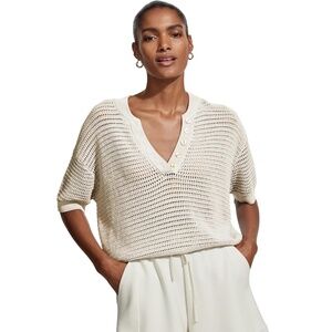 Varley Callie Knit / Egret (Off White) Size Small